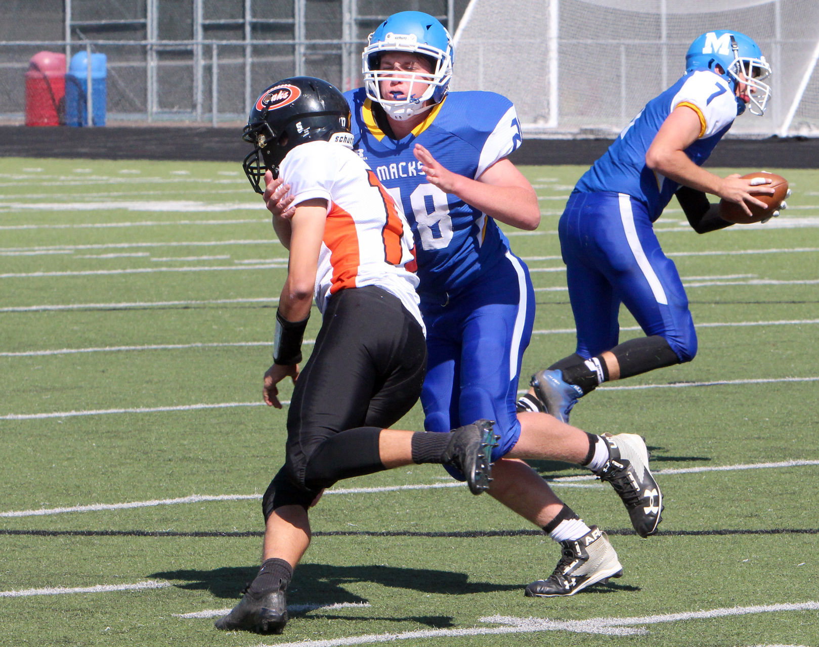 Oakfield at McDonell football 9-8-18
